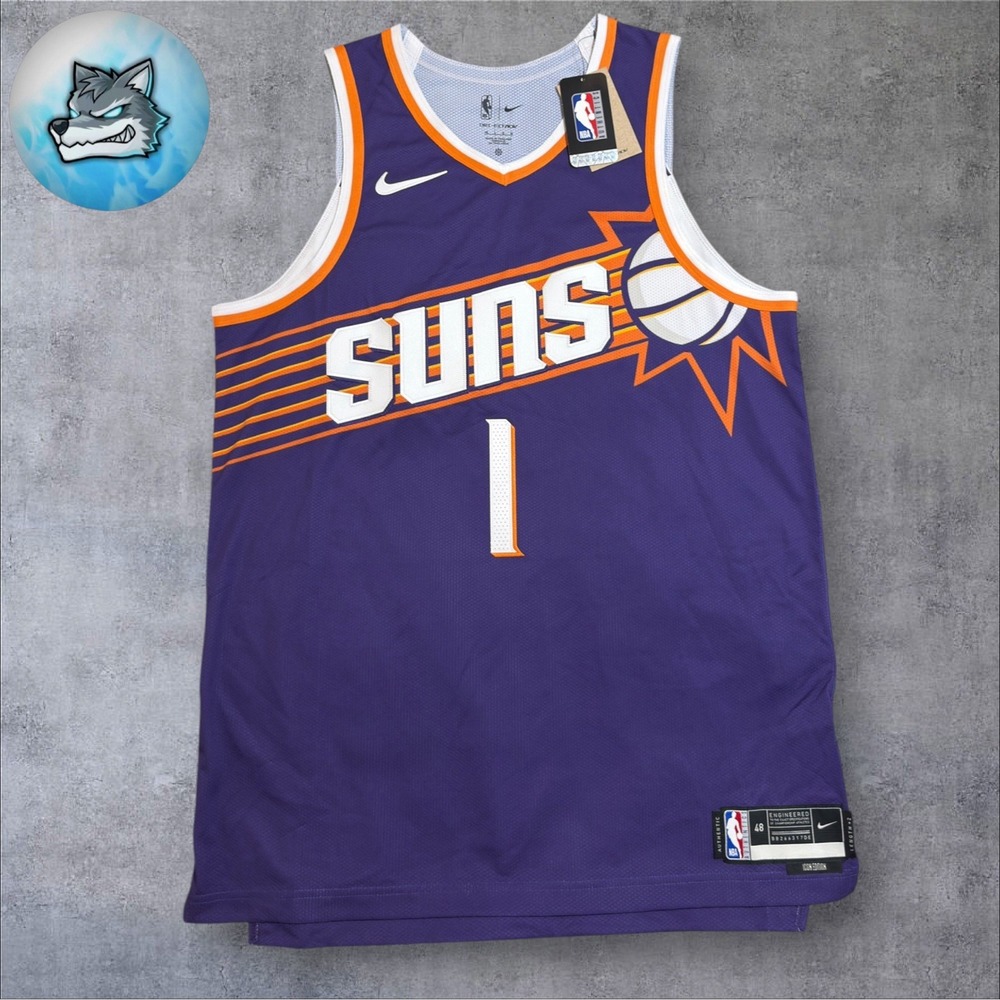 Nike Devin Booker Suns Icon Edition Dri-FIT ADV NBA Jersey Size L 48 DM6038-567